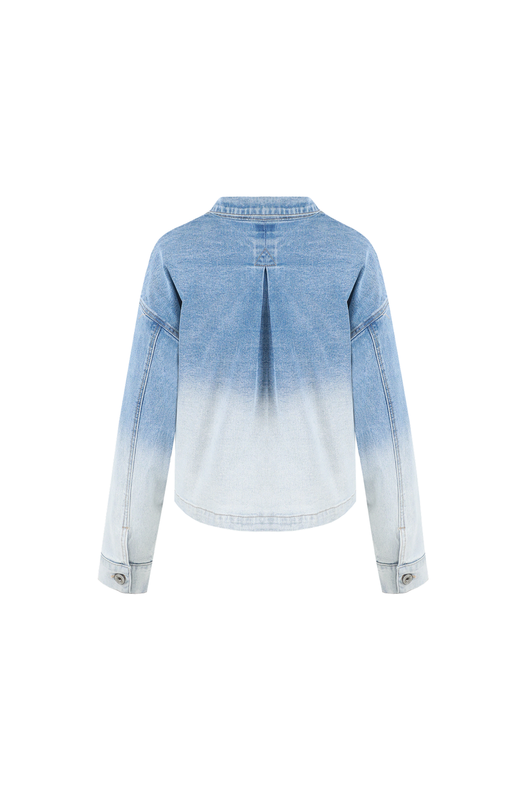 Fluresk jeans jasje blouse cropped fit marenna jacket dip dye