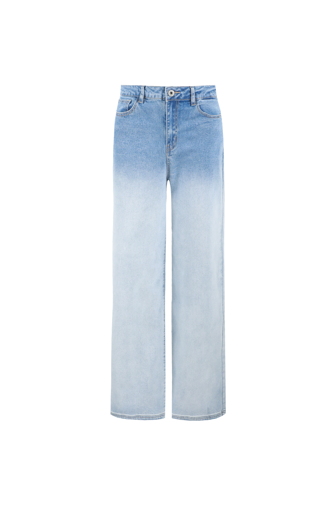 Fluresk jeans blauw model adalaine pants dip dye