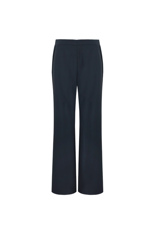 Fluresk pantalon zwart travel stof model Samara black pants