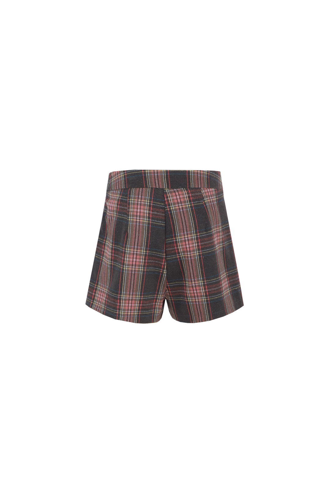 Fluresk korte broek bruine ruit model Manou shorts smoke