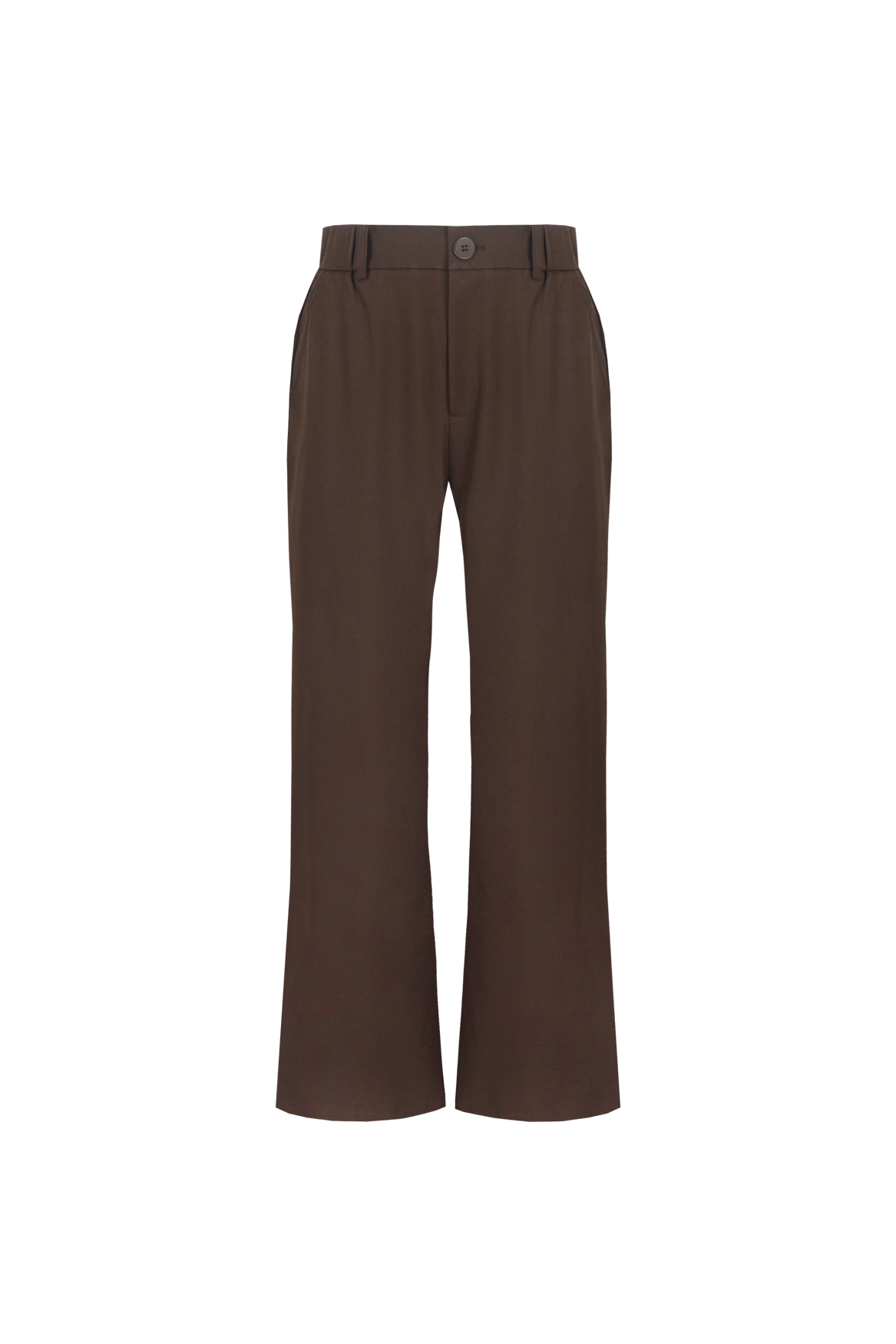 Fluresk broek donker bruin pantalon model Javi pants dark chocolate