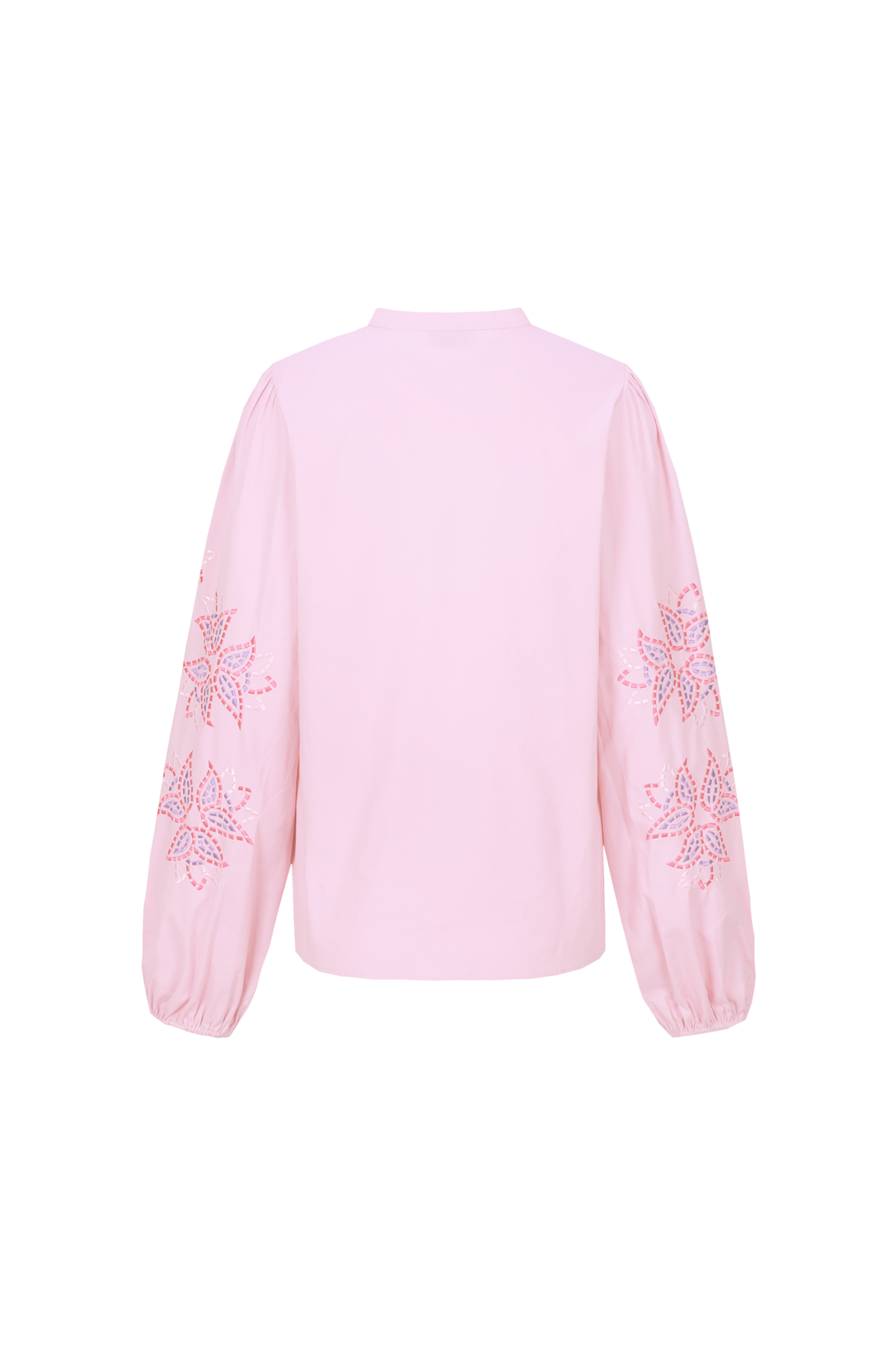 Fluresk blouse licht roze met borduursel model Talina top soft pink