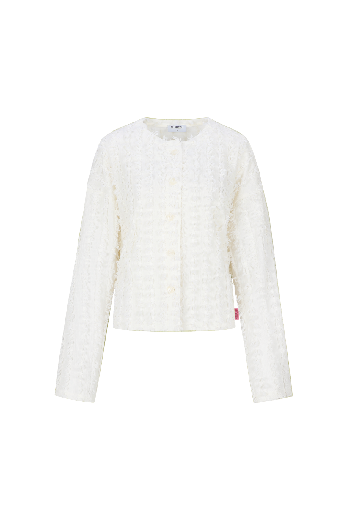 Fluresk offwhite vest blouse model Eowyn top 26VBF08