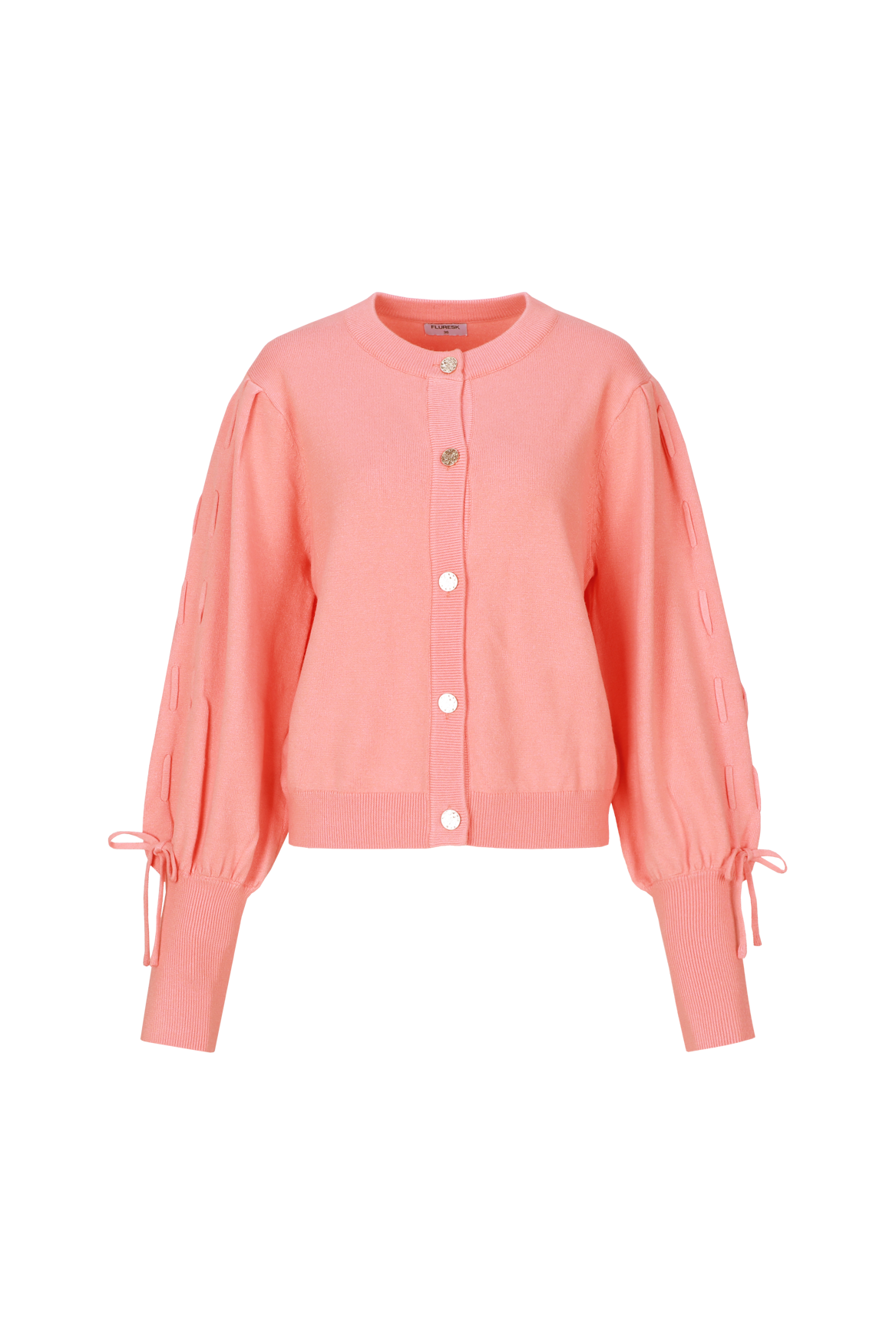 Fluresk vest oranje model Vayda pastel peach 26VLF08