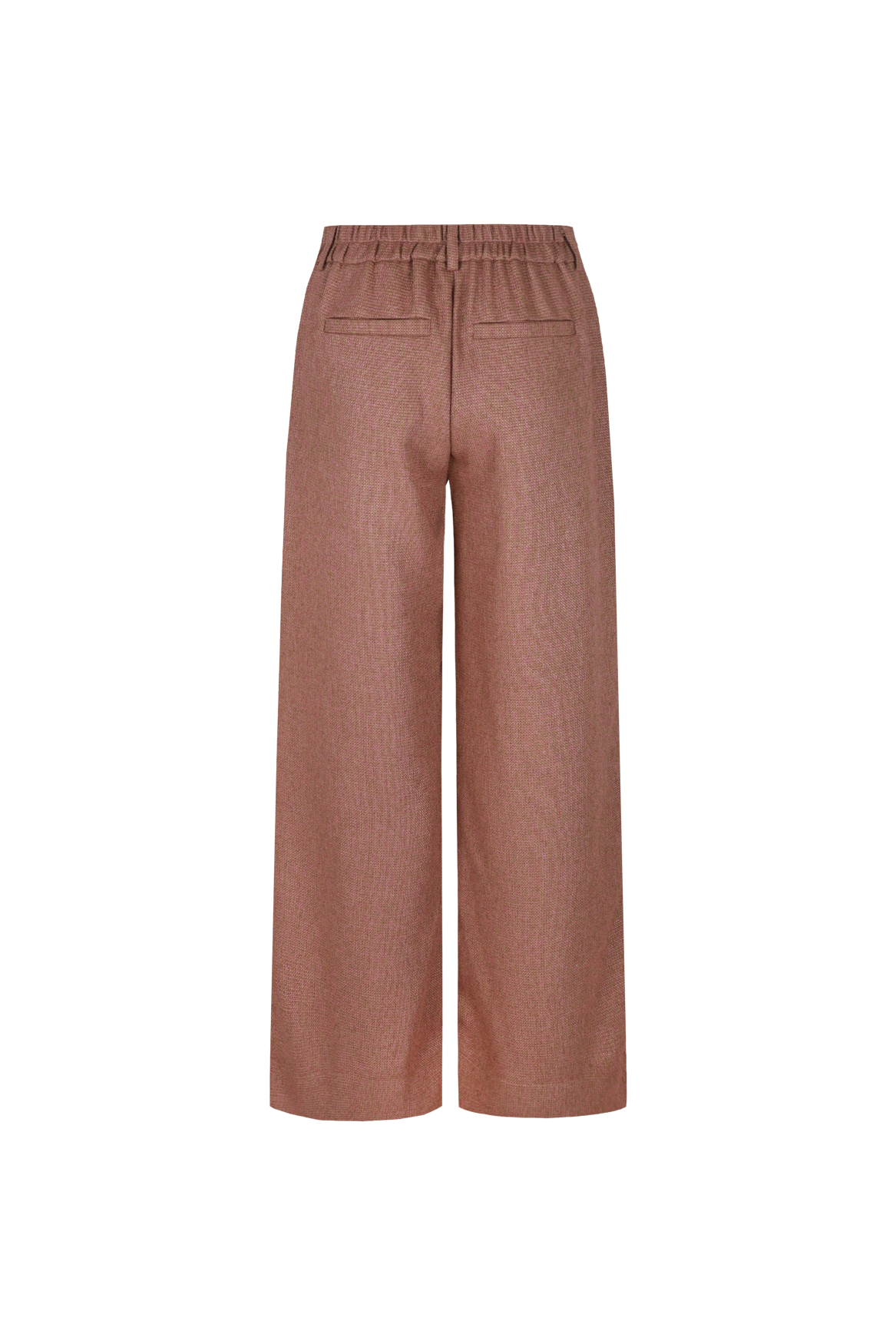 Fluresk pantalon camel met roze gemeleerd model Ronja pants Tawney