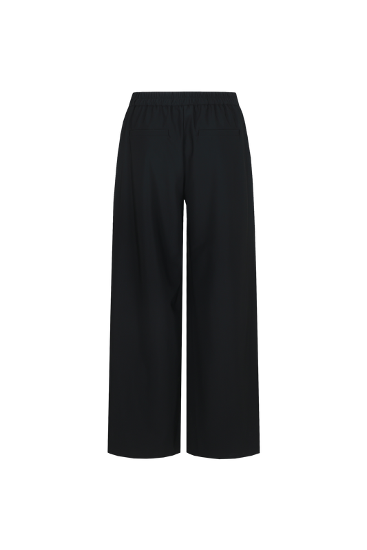 Fluresk travel stof broek zwart model Samara pants black