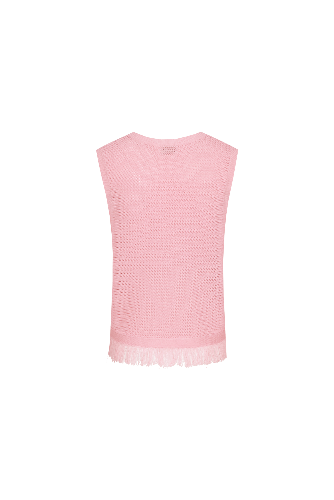 Fluresk gebreide top roze/ koraal model Aiden knitting top blush peach 26ZFLF05