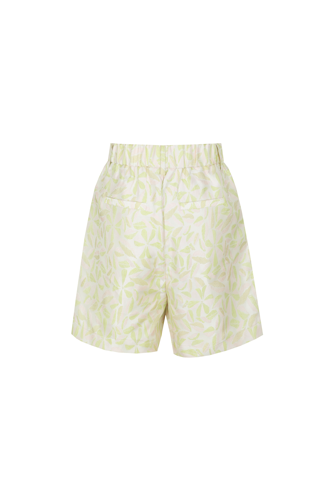 Fluresk short citrus zandkleur model Lynne shorts Sand