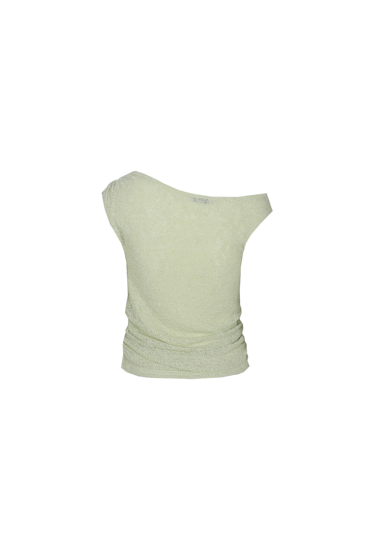 Fluresk top licht groen met glitter model Kai Citrus