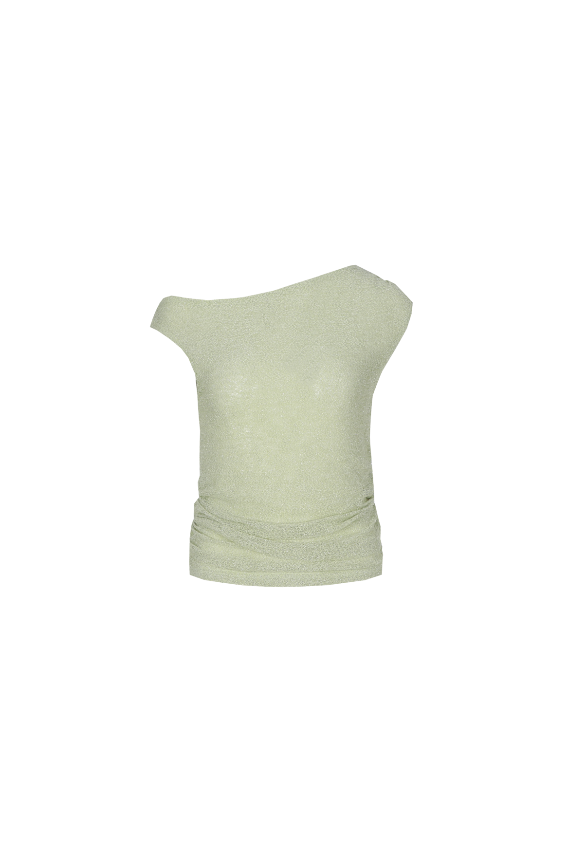 Fluresk top licht groen met glitter model Kai Citrus