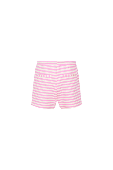 Fluresk korte broek offwhite roze gestreept model Habana lipgloss