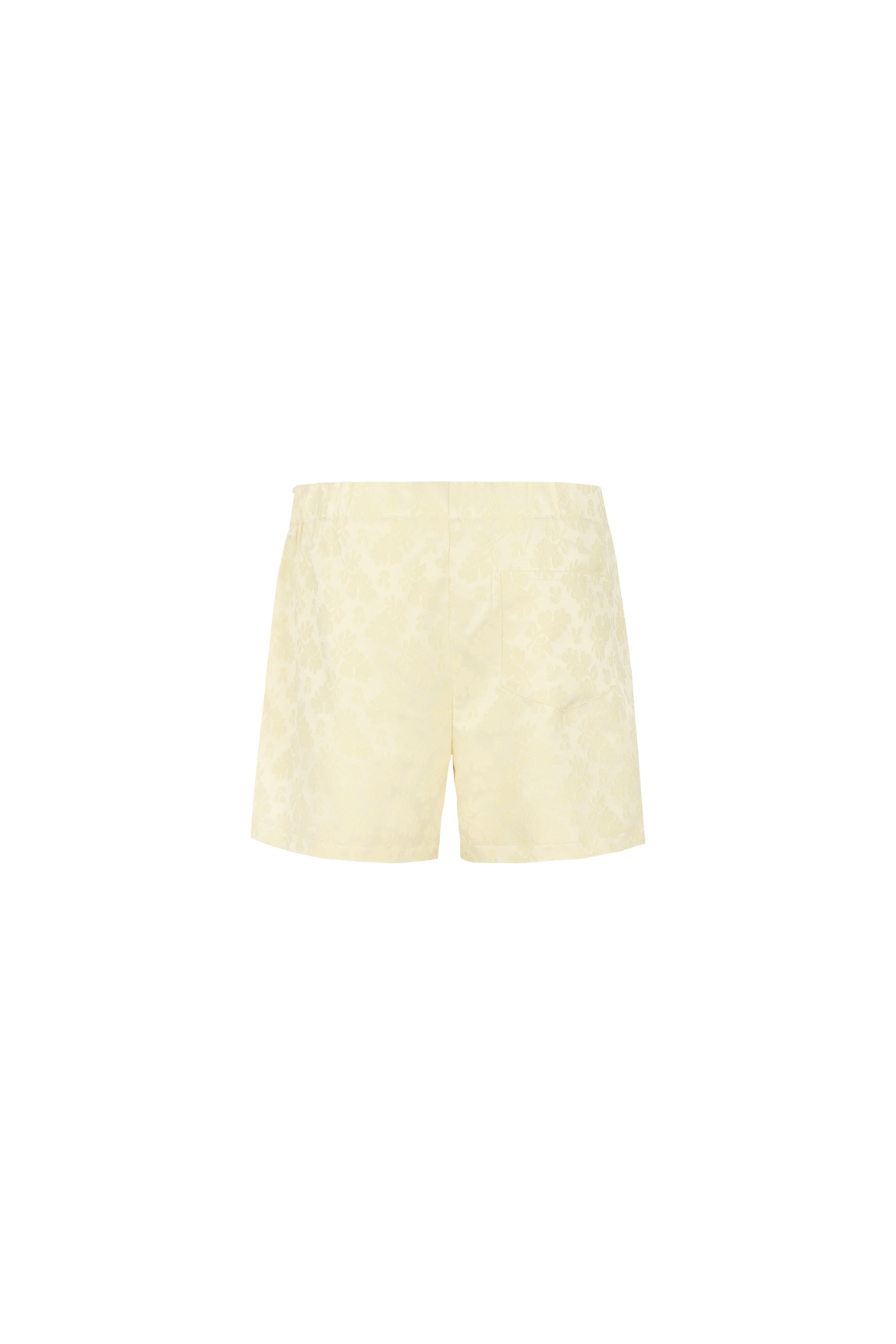 Fluresk skort licht geel met franje model Estrella vanilla