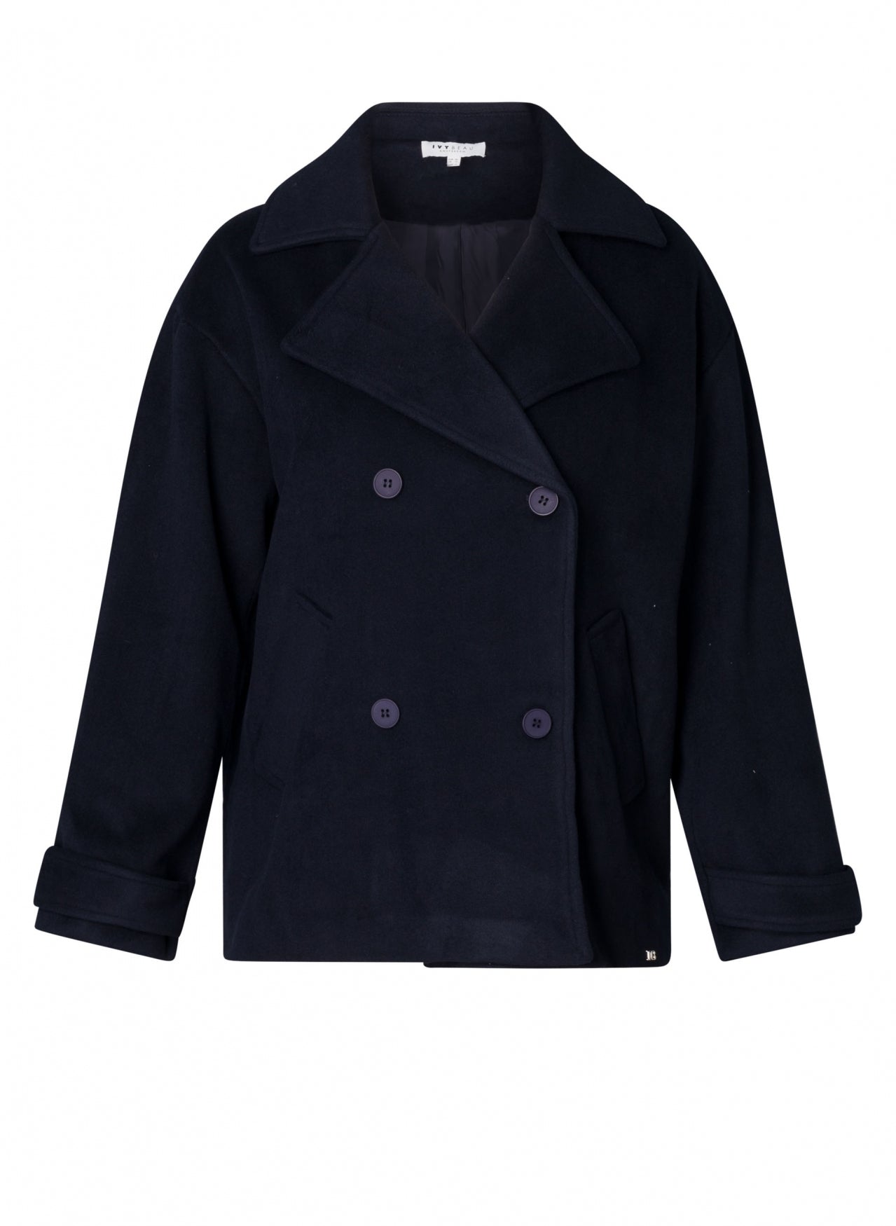 Ivy Beau jas peacoat donker blauw navy model Emmy