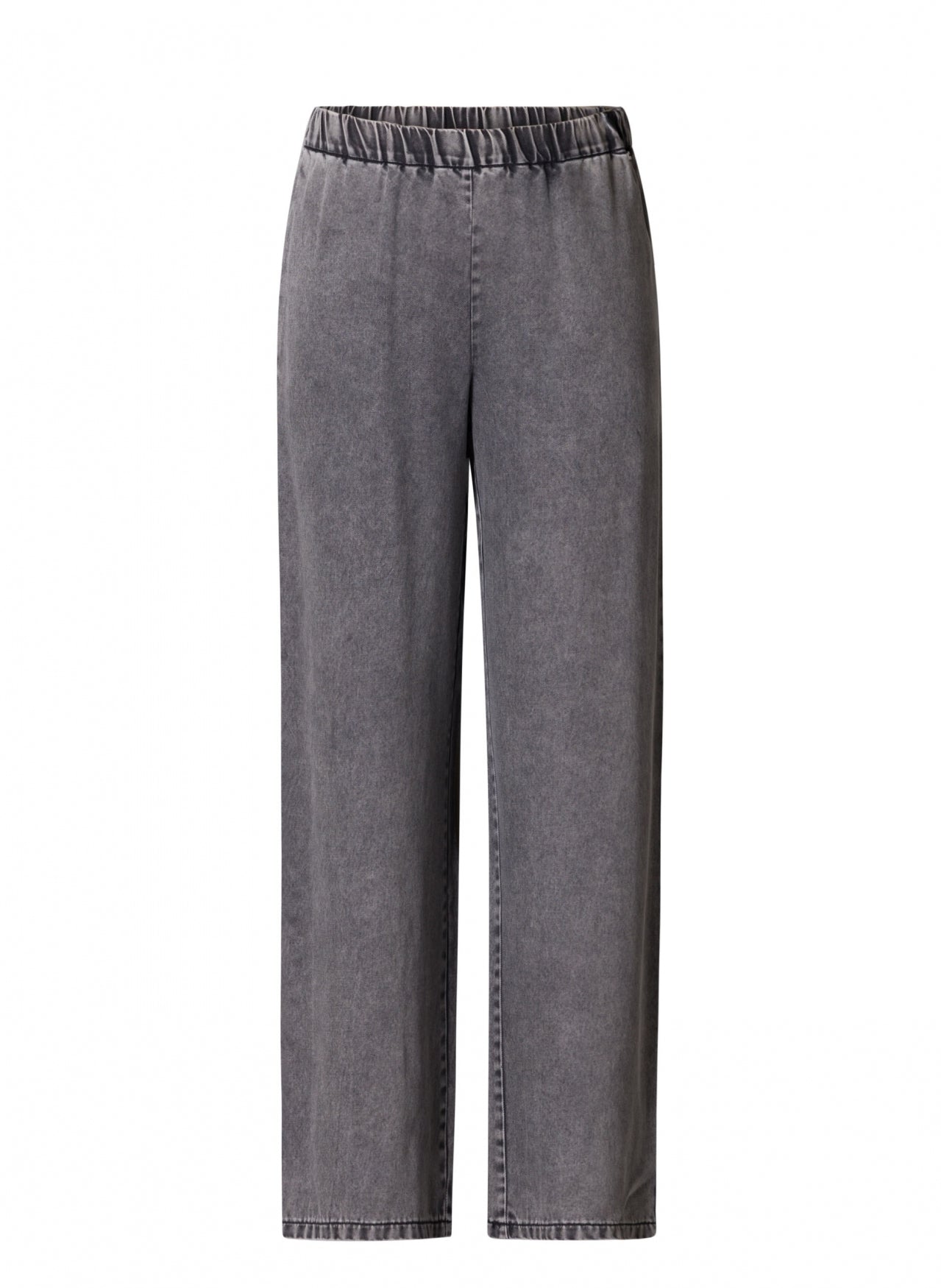 Ivy Beau broek jeans denim grijs model elida black