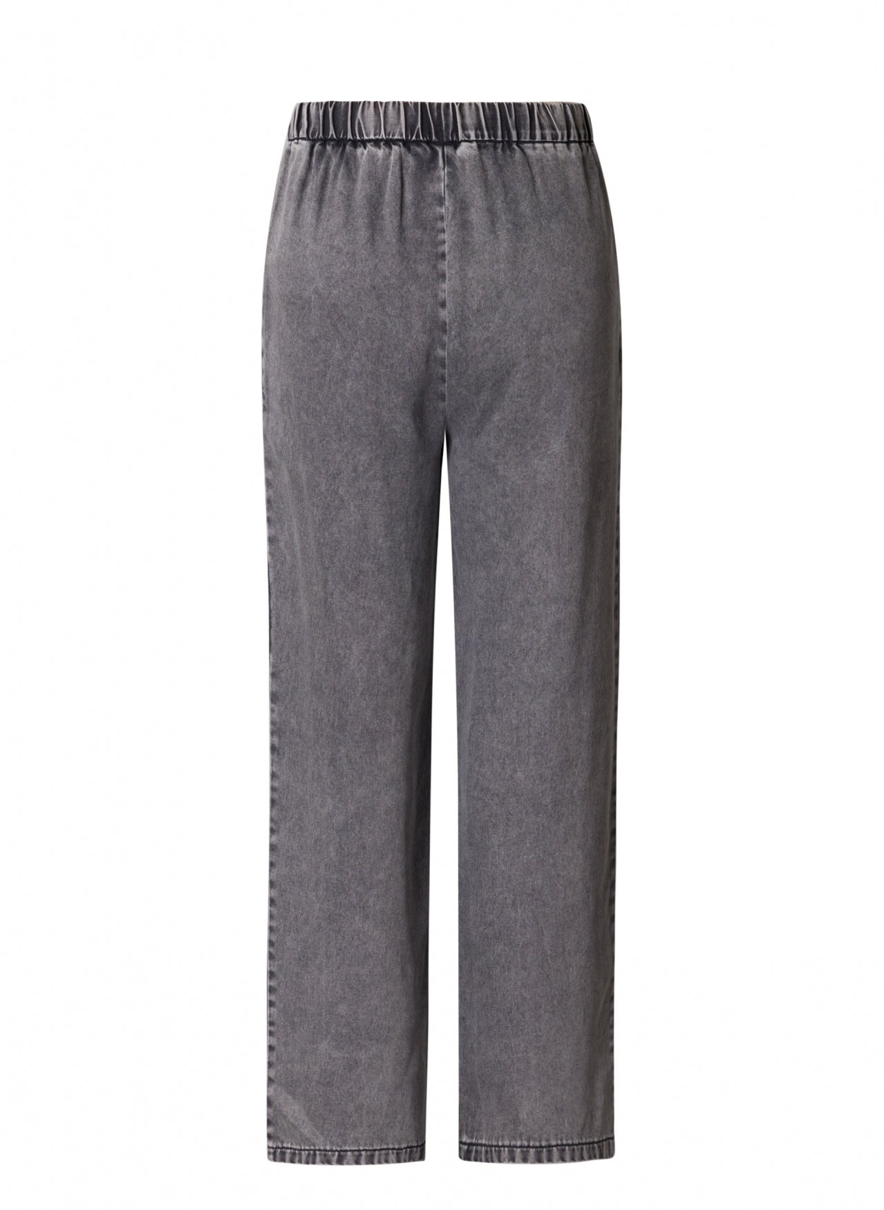 Ivy Beau broek jeans denim grijs model elida black