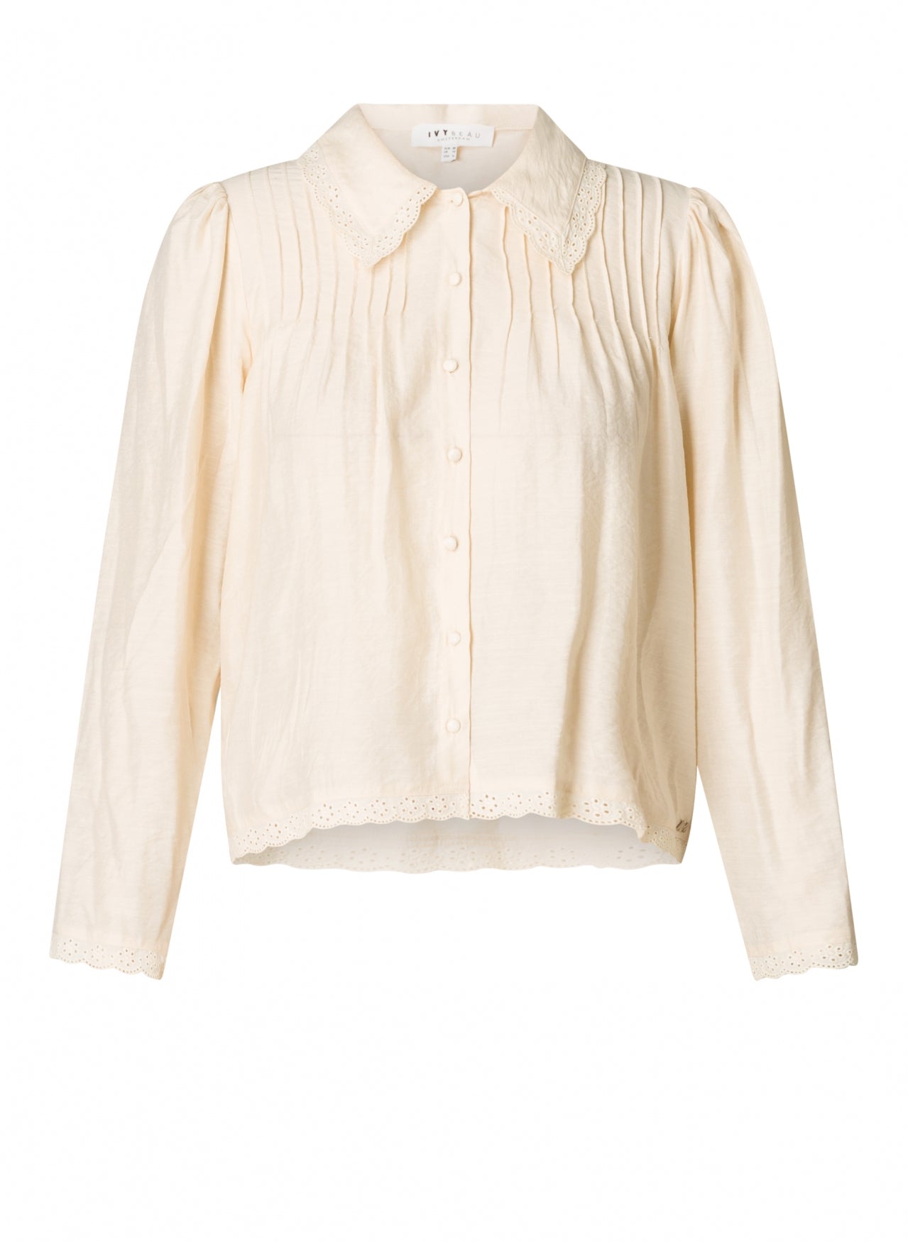 Ivy Beau blouse beige model Rachi