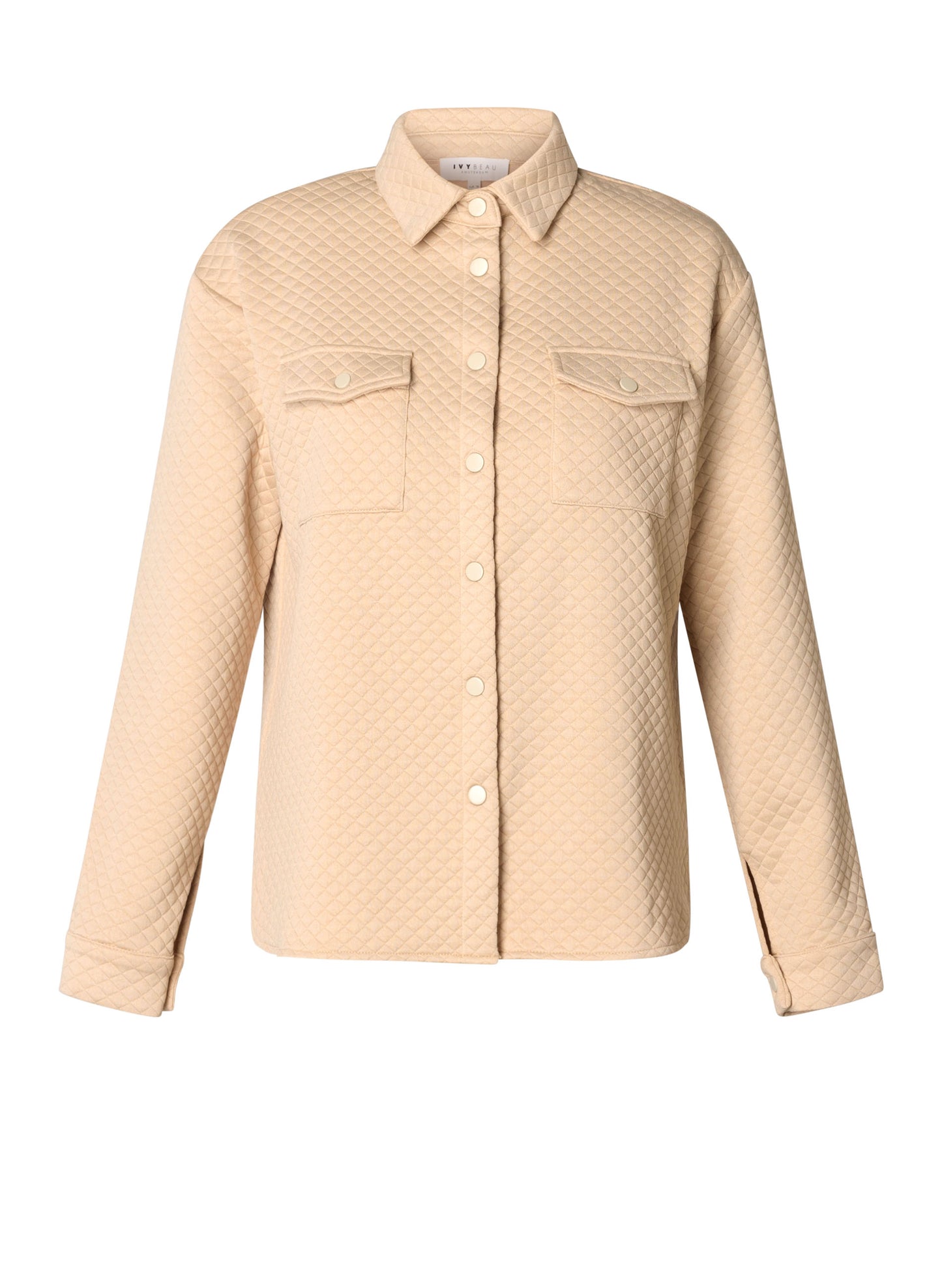 Ivy Beau vest zandkleur model Suuz sand beige