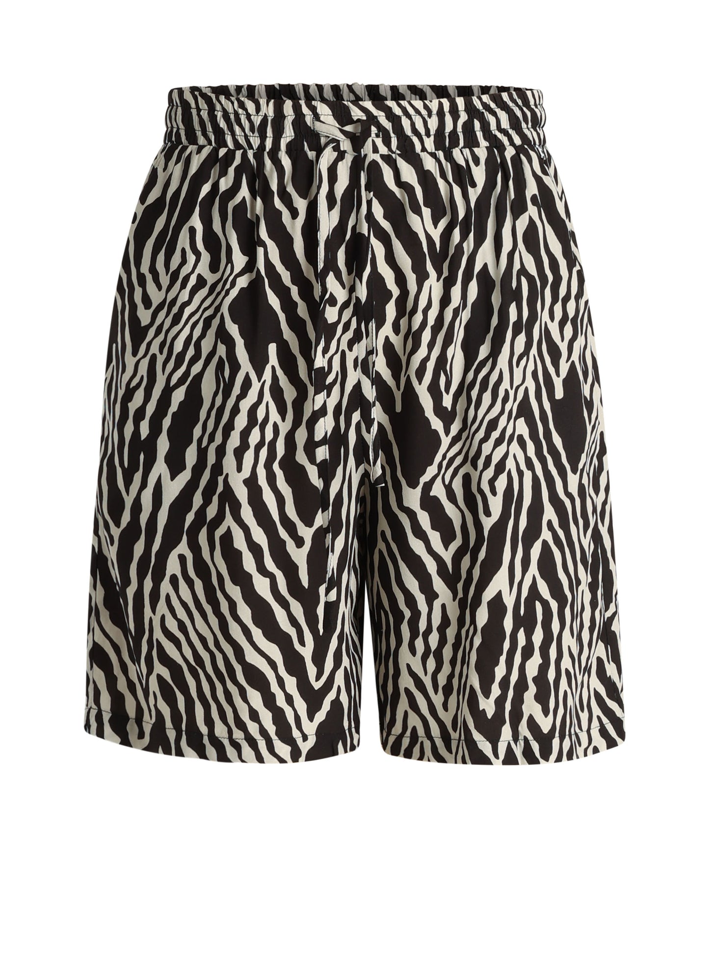 Ivy Beau short zwart wit print korte broek model Charlot black and white