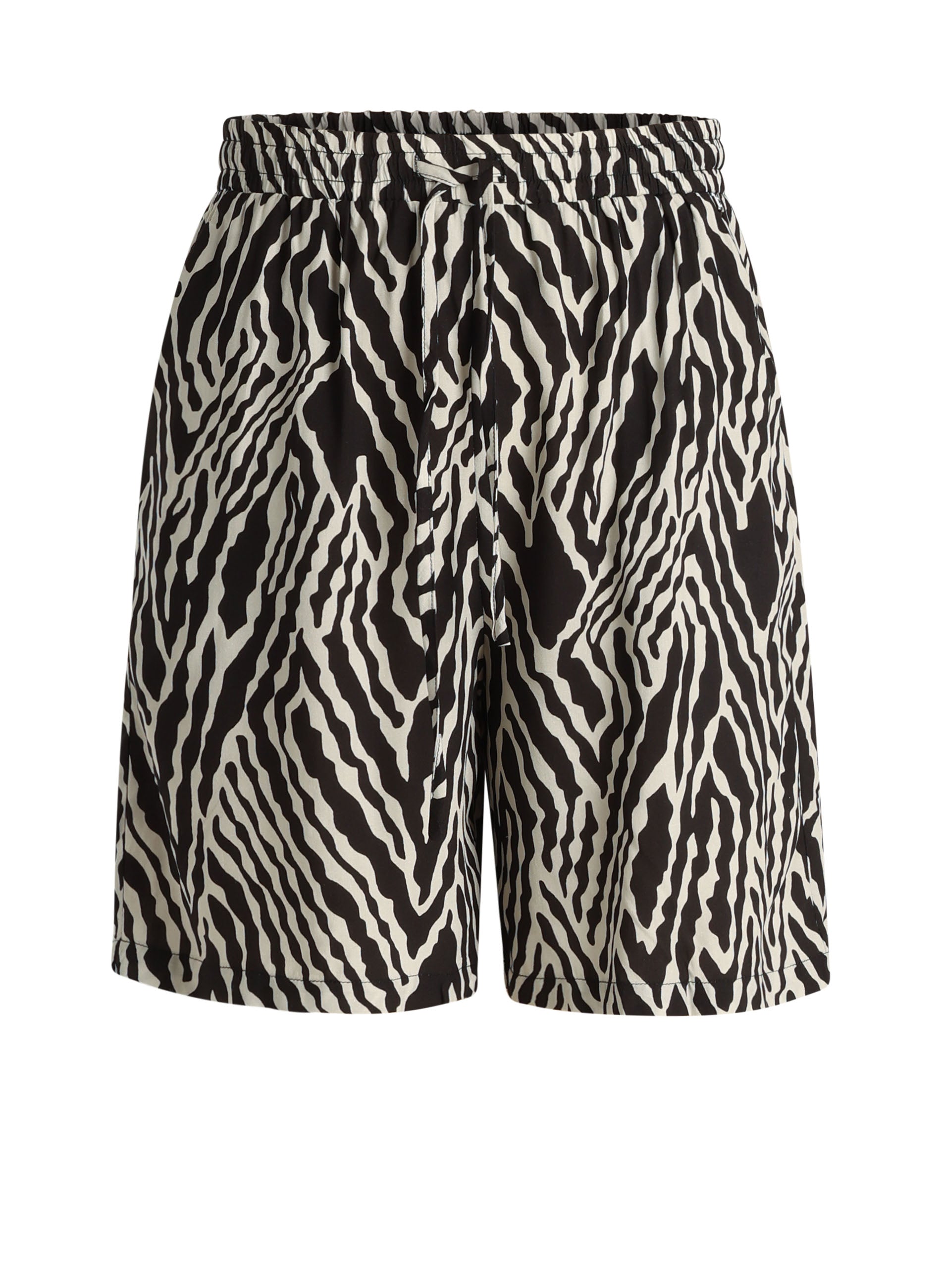 Ivy Beau short zwart wit print korte broek model Charlot black and white
