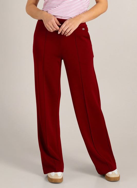Ivy Beau broek rood model Givenselli dark red
