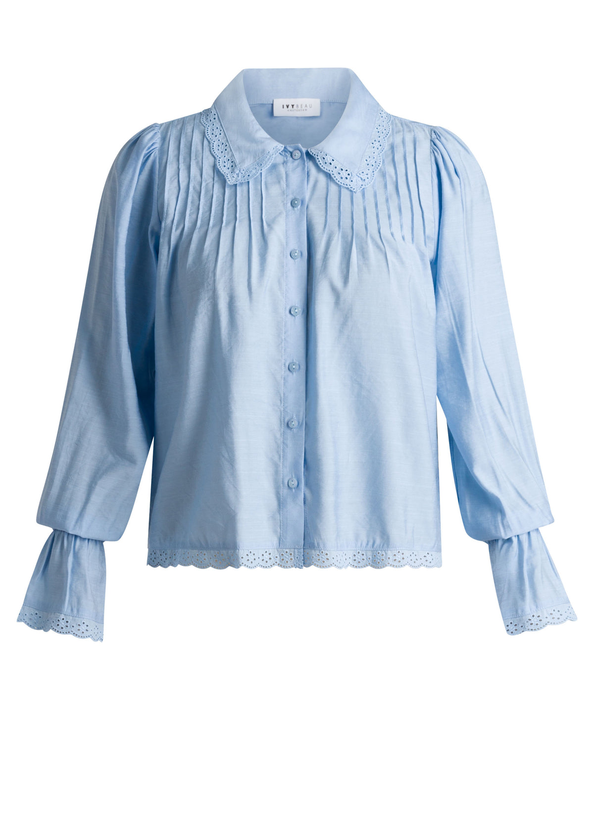 Ivy Beau blouse licht blauw model Hella sky blue 4201183