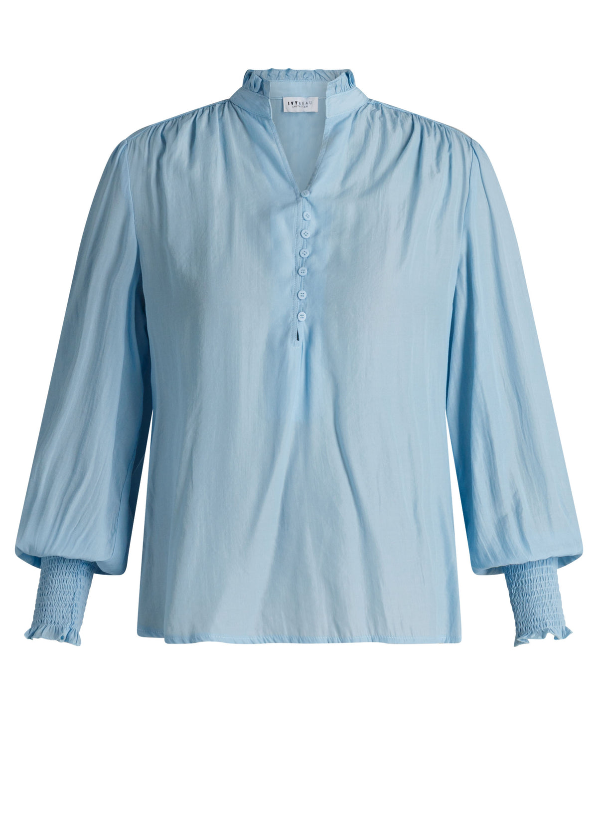 Ivy Beau blouse licht blauw model Kiki winter Sky 