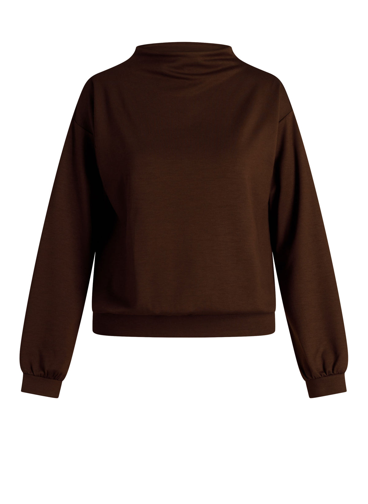 Ivy Beau sweater bruin trui model Kara chocolate brown