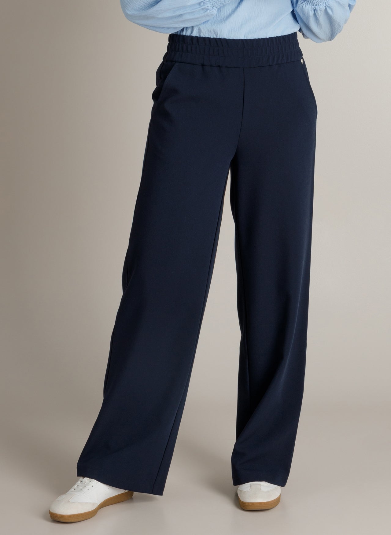 Ivy Beau donker blauwe broek model Heela dark blue pantalon 4201268
