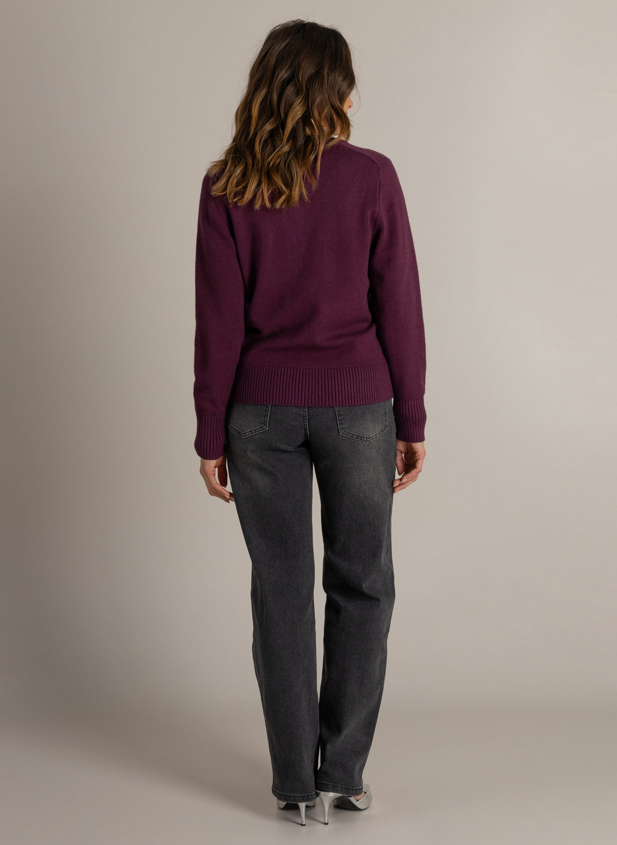 Ivy Beau vest bordeaux rood model Milla dark wine red