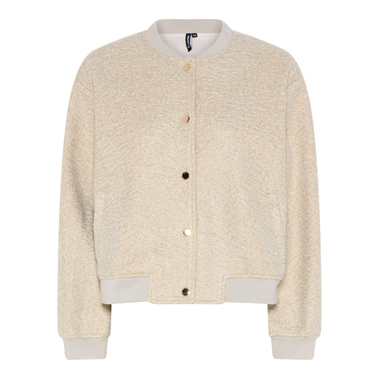Soulmate jas ecru zandkleur bomber model Scooter