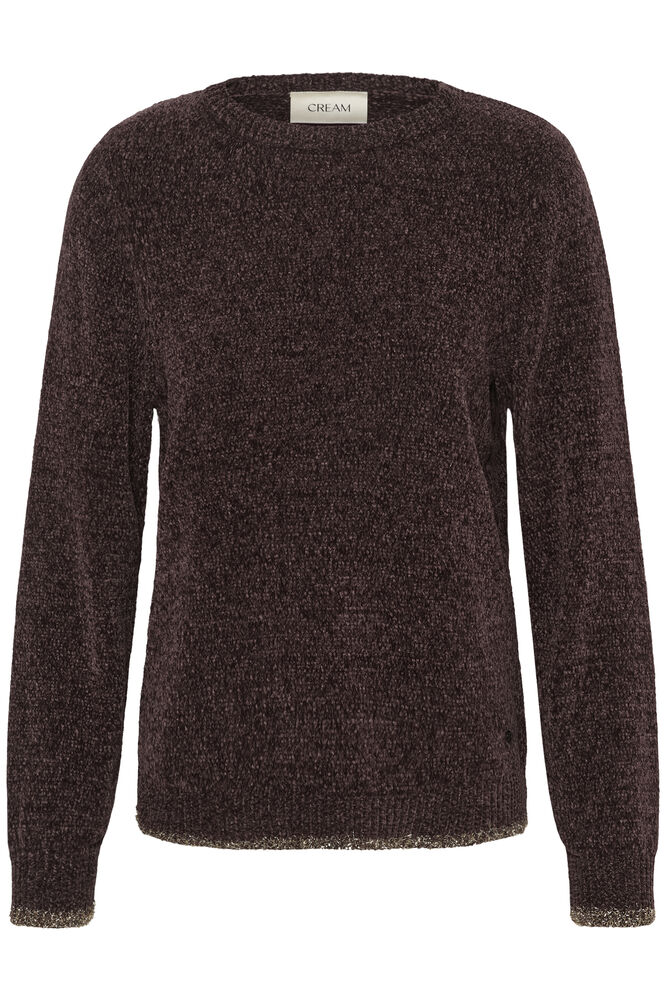 Cream trui fudge bordeaux bruin model CRcicia knit pullover