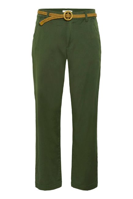 Cream broek groen enkel lengte model CRlorraine track pant rifle green