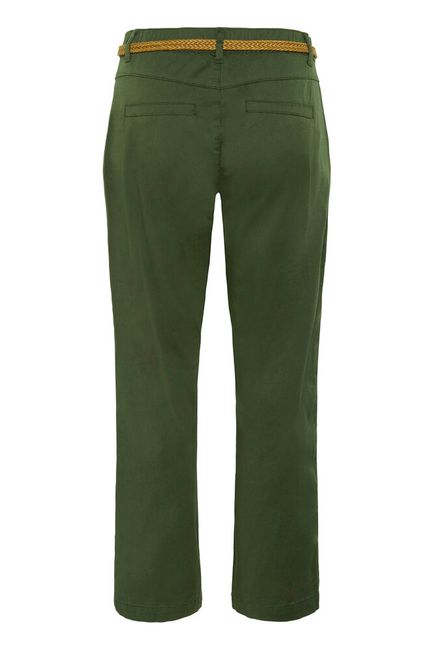 Cream broek groen enkel lengte model CRlorraine track pant rifle green