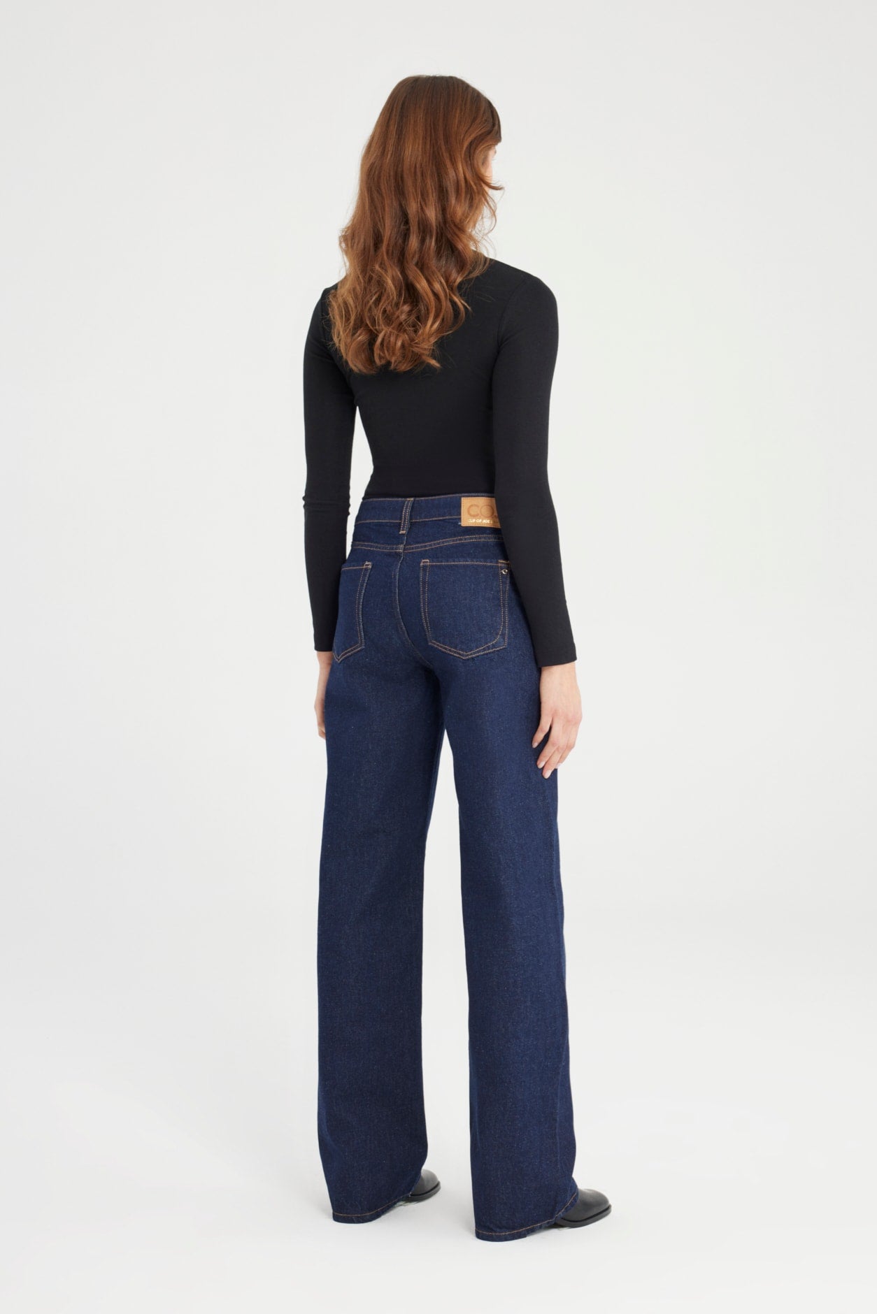 COJ jeans raw donkerblauw model Elodie lengte 30
