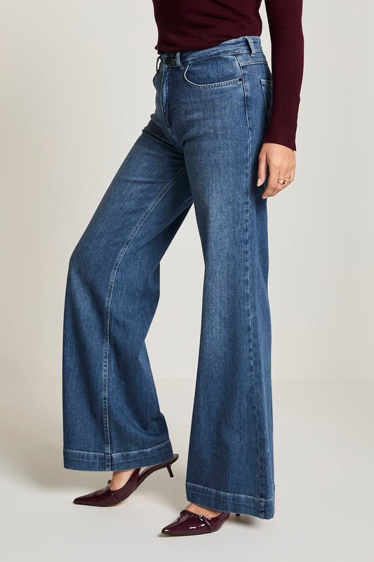 Para Mi jeans blauw Scotty Daily denims smokey indigo FW251.212366