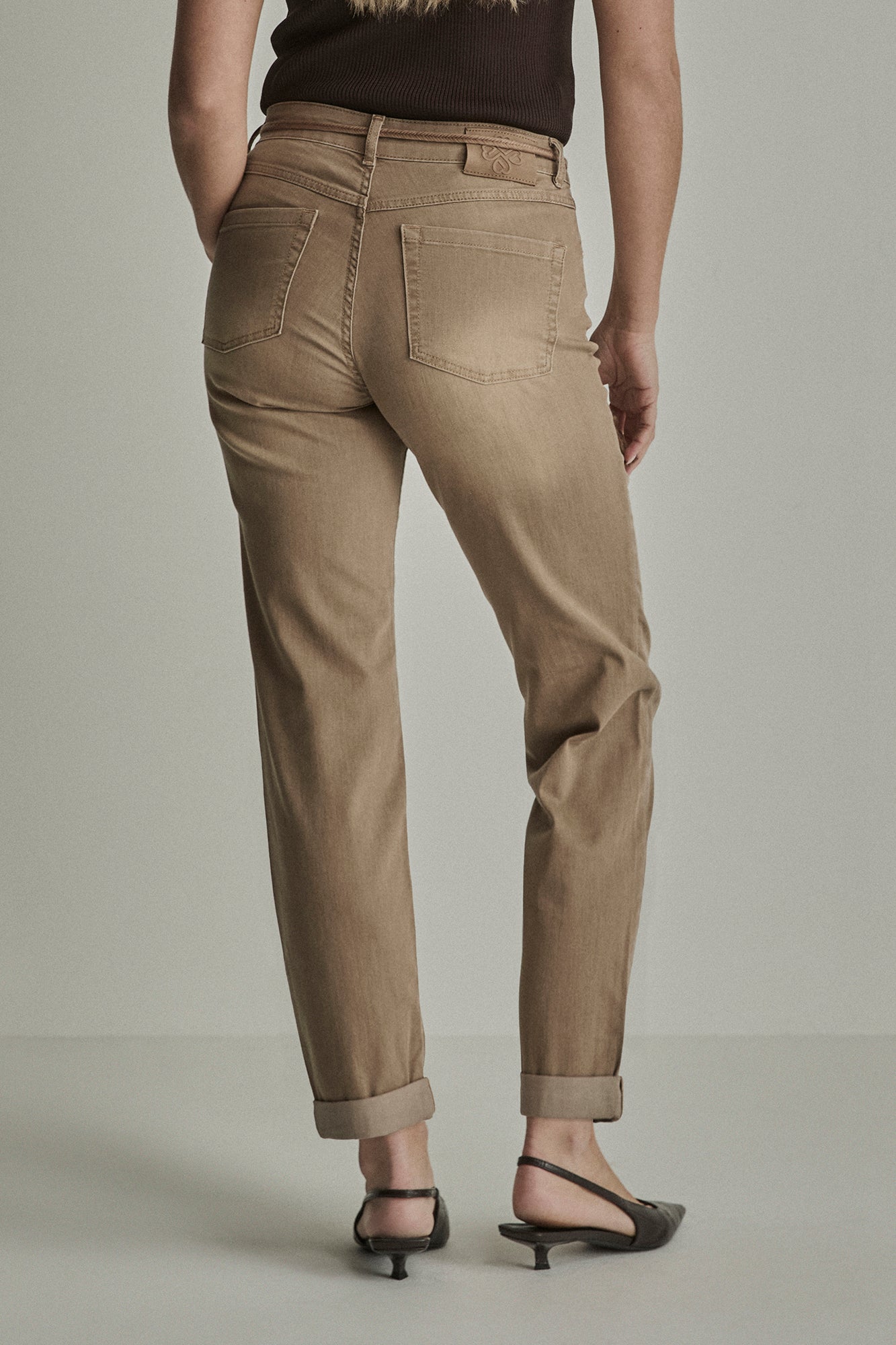 Para Mi jeans camel vintage denim Bobby lengte 30