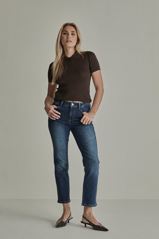 Para Mi jeans blauw slim model Kim drift blue lengte 30