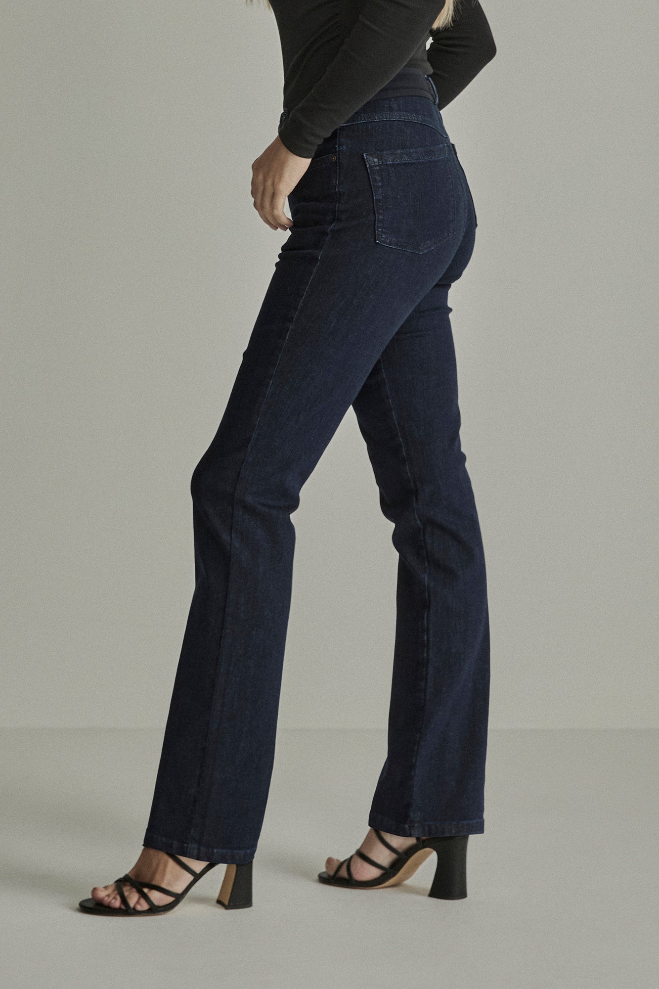 Para Mi jeans donker blauw angie elastic slim recht model pure indigo 266320 D123