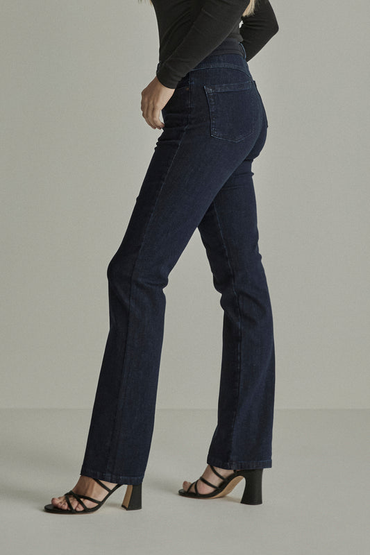 Para Mi jeans donker blauw angie elastic slim recht model pure indigo 266320 D123