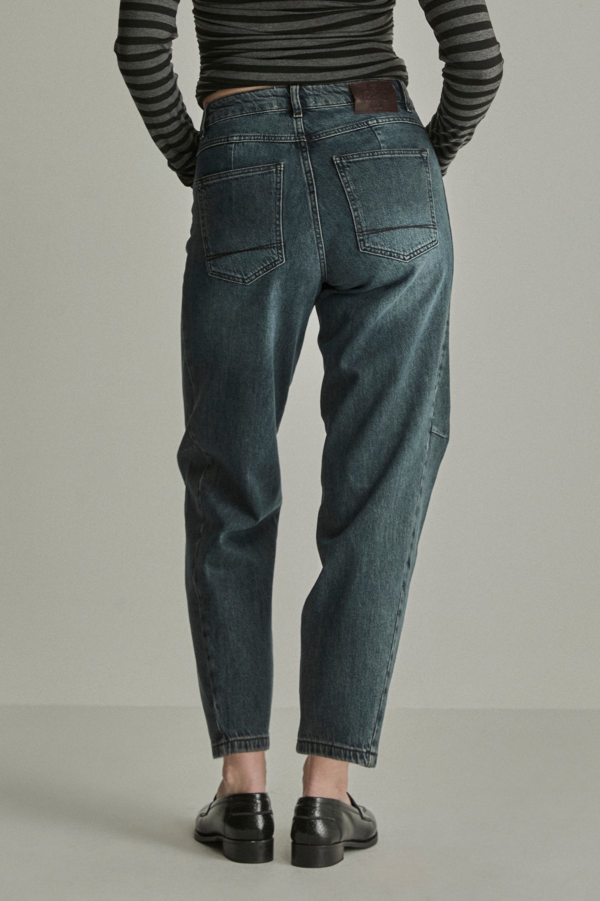 Para Mi jeans barrel blue cacao model Coco FW262.266426