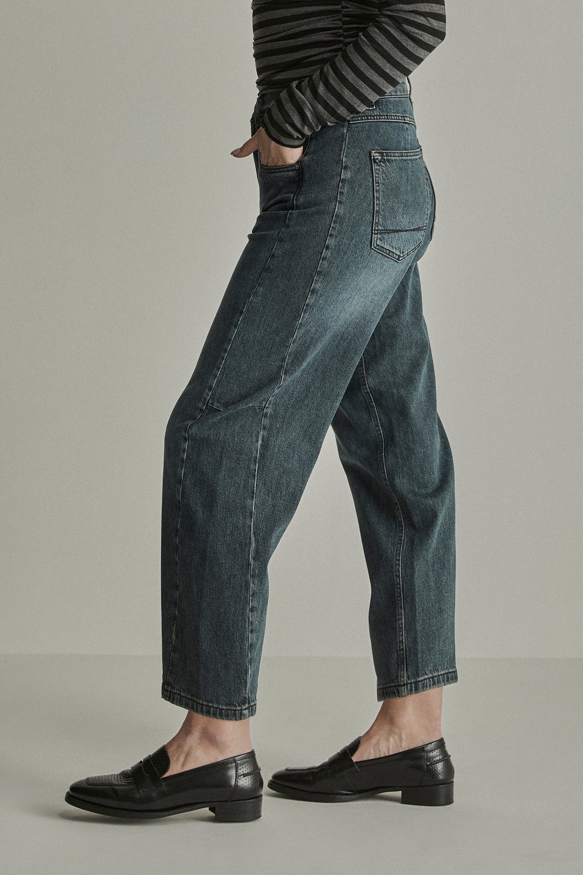 Para Mi jeans barrel blue cacao model Coco FW262.266426
