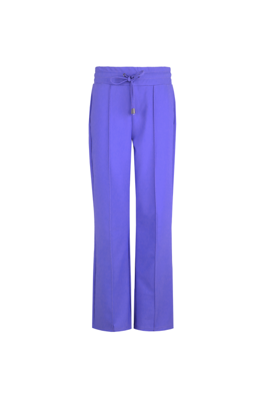 Fluresk broek sem cool purple paars travelstof