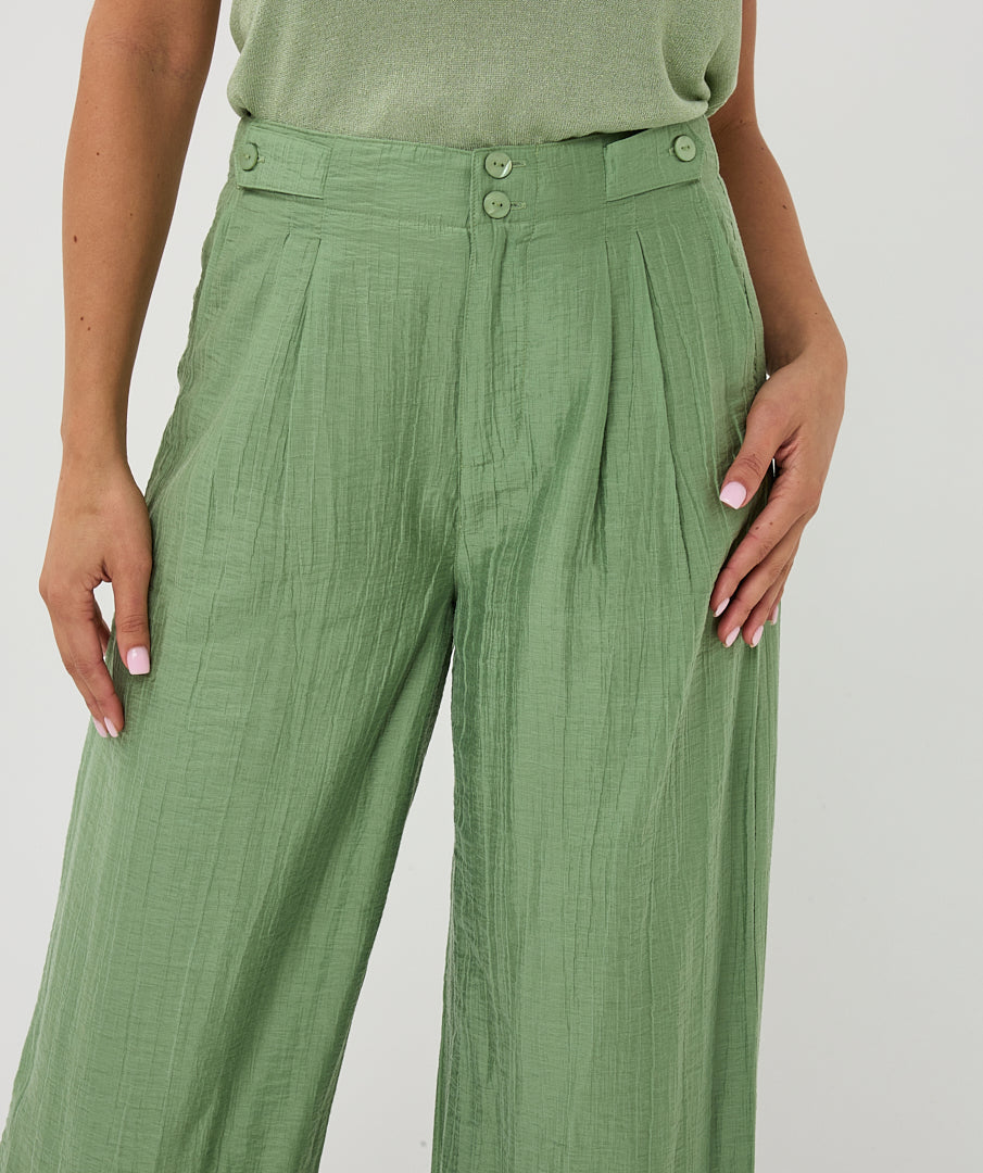 Esqualo groene broek model HS26.14216 jungle green