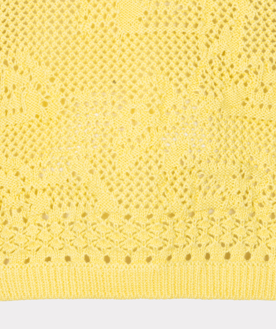 Esqualo top geel gehaakt model HS26.18206 lemon