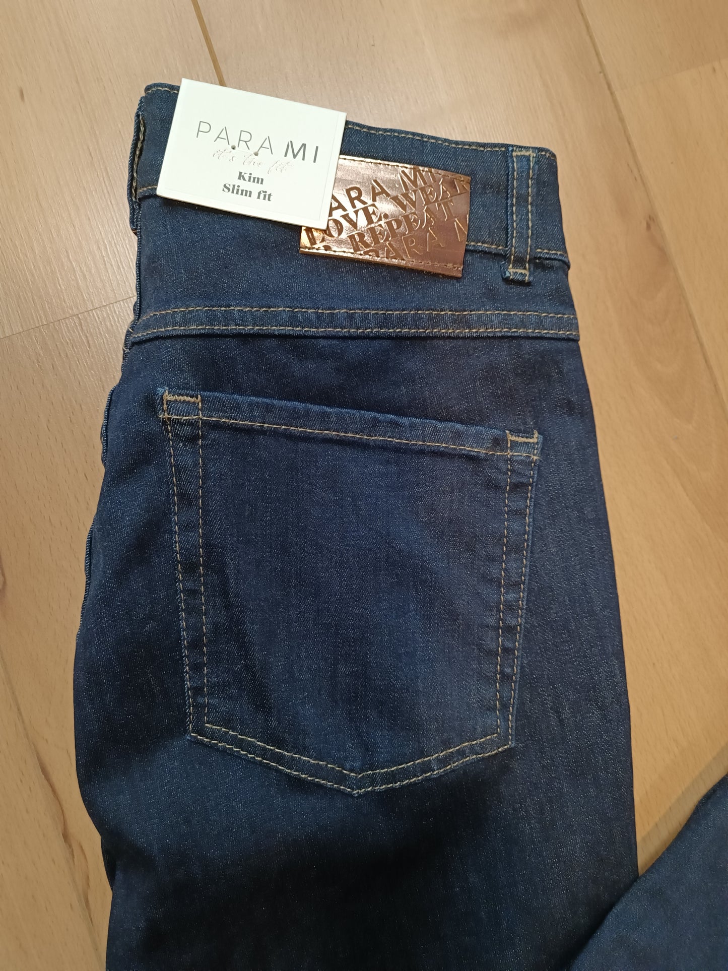 Para Mi jeans Kim model Daily Denims Pure indigo donkerblauw