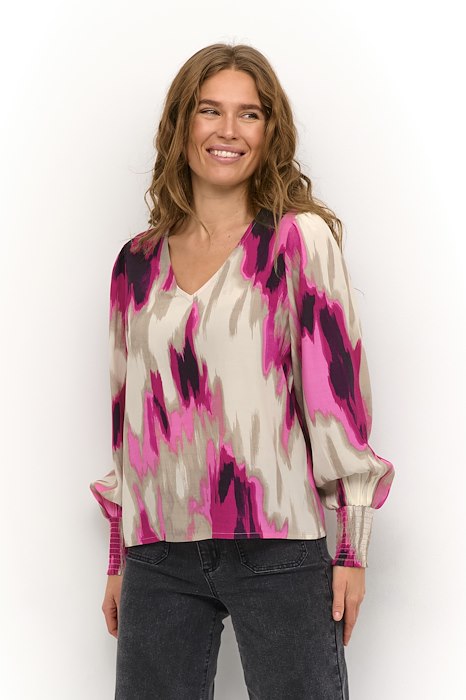 Kaffe-blouse-roze-kaarona-ka-arona