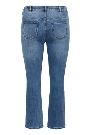 Kaffe Curve jeans blauw straight fit KCdina medium blue