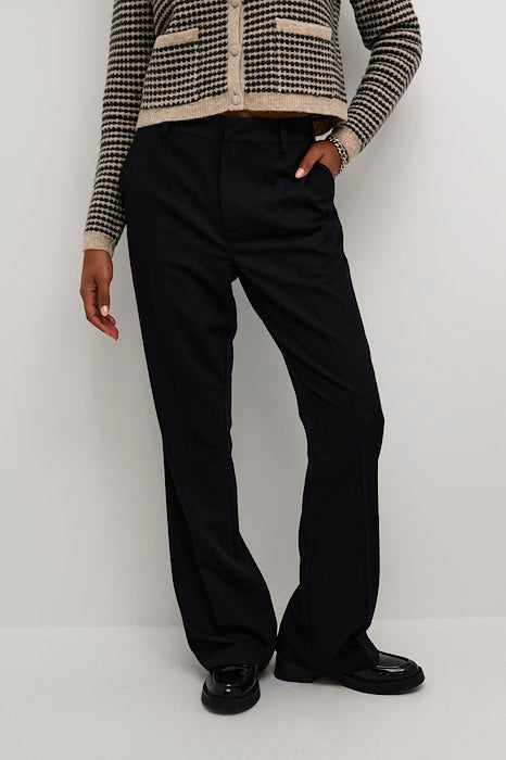 Kaffe-flared-broek-kasakura-pants-black-zwart3