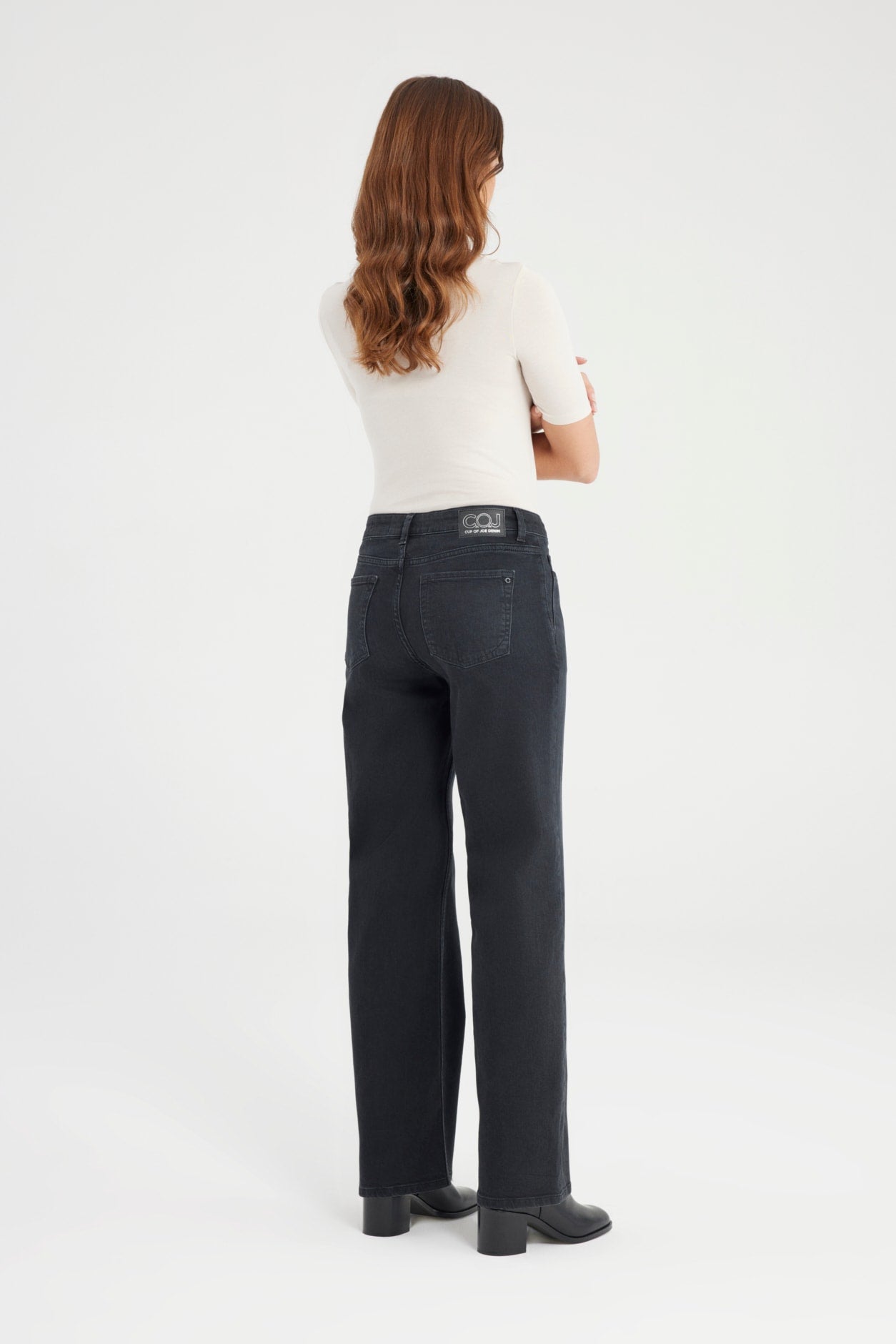 COJ jeans zwart model Nova recht model black vintage lengte 30
