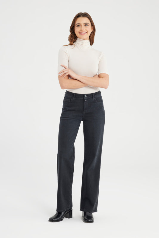 COJ jeans zwart model Nova recht model black vintage lengte 30